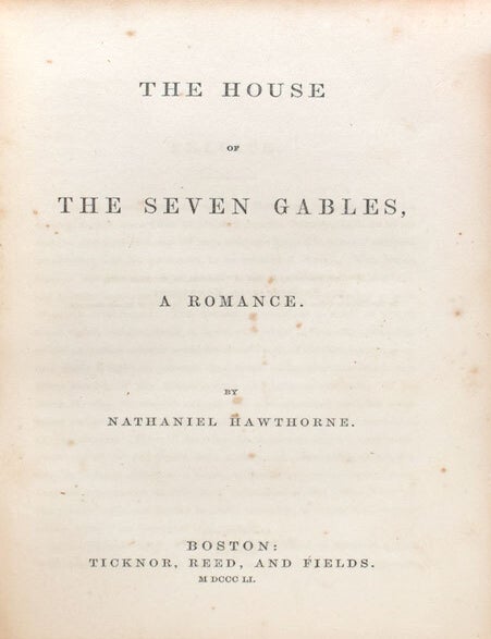 The House of the Seven Gables, A Romance (4/6)