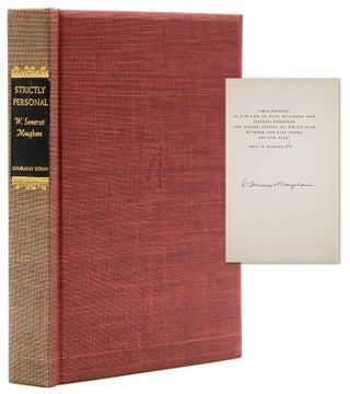 Item #320812 Strictly Personal. William Somerset Maugham