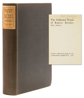 Item #320848 The Collected Poems of ... With a Memoir. Rupert Brooke