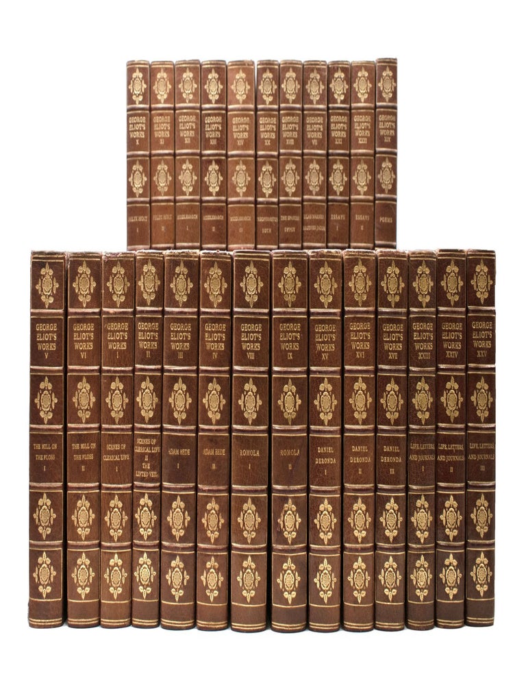 Item #320913 The Writings of... Together with the Life of J. W. Cross. George Eliot.