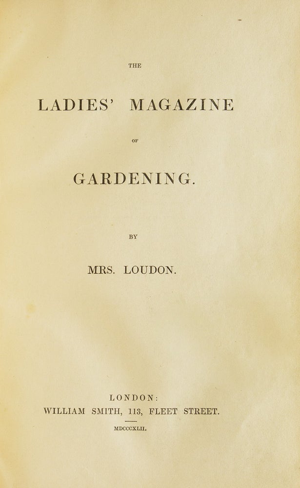 The Ladies' Magazine of Gardening