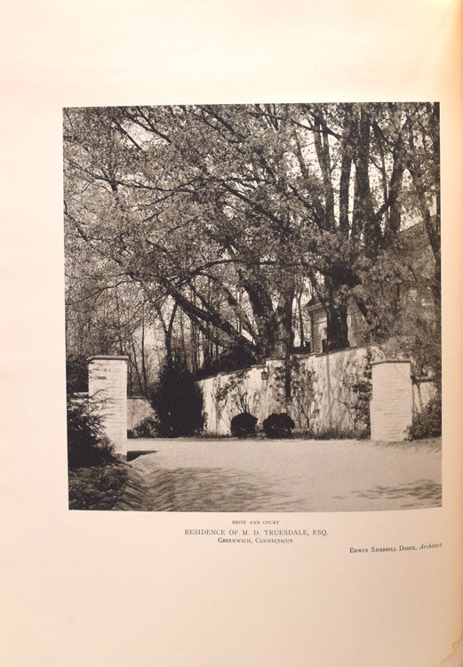 A Monograph of Recent Work constructed by Geo. L. White Builder (Edwin Bartels) Associate