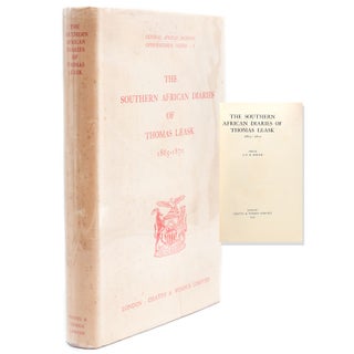 Item #321217 The Southern African Diaries of Thomas Leask 1865-1870. edited by J.P.R. wallis....