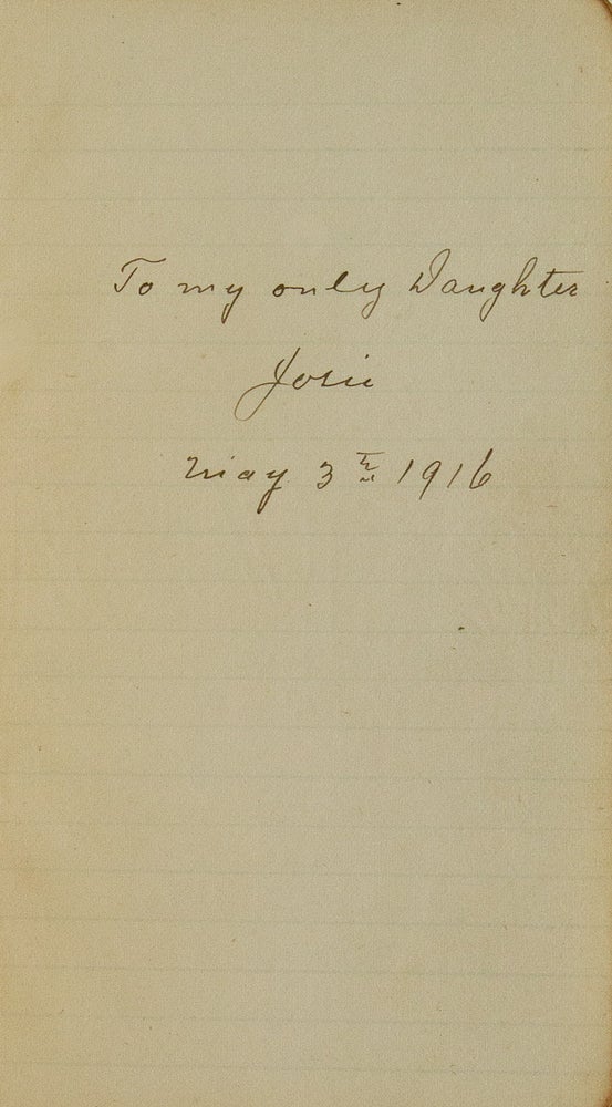Autograph memoir of a noted New Jersey photographer, including his work as an itinerant photographer during the Civil War