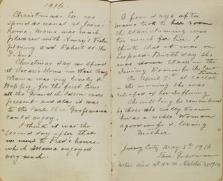 Autograph memoir of a noted New Jersey photographer, including his work as an itinerant photographer during the Civil War