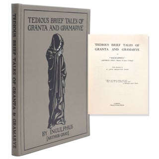 Item #321604 Tedious Brief Tales of Granta and Gramarye by "Ingulphus" Ghost Story Press, Arthur...