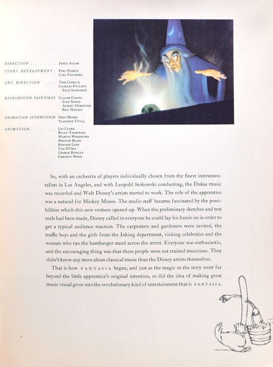 Walt Disney Presents Fantasia [cover title]