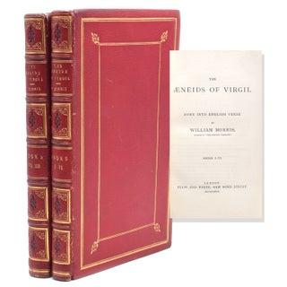 Item #321704 Æneid of Virgil done into English Verse by William Morris. William Morris, Virgil