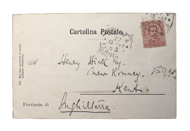 Item #321828 Collection of Five Autograph Letters and Autograph Notes, signed, to Dr. Henry Hick, 1895-1901. George Gissing.