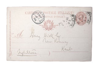 Collection of Five Autograph Letters and Autograph Notes, signed, to Dr. Henry Hick, 1895-1901