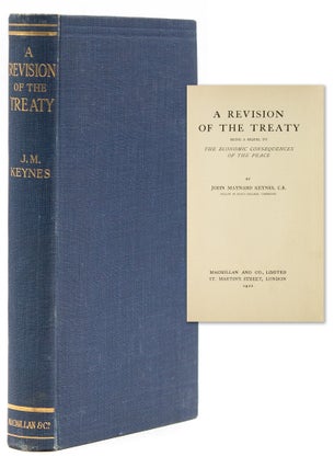 Item #321973 A Revision of the Treaty. Being a Sequel to The Economic Consequences of the Peace....