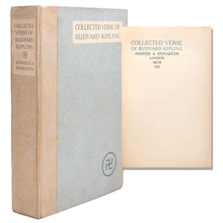 Item #322123 Collected Verse. Rudyard Kipling