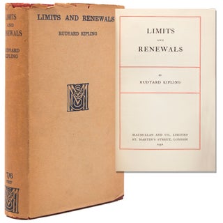 Item #322151 Limits and Renewals. Rudyard Kipling