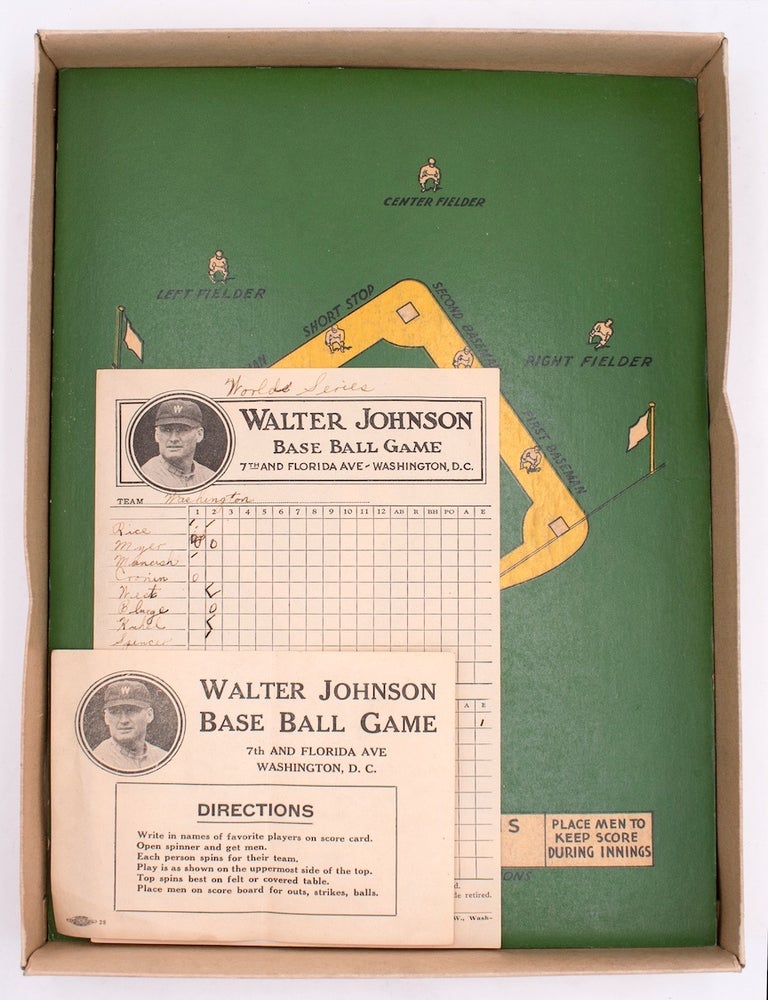 Walter Johnson Base Ball Game