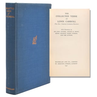 Item #322242 The Collected Verse of Lewis Carroll (The Rev. Charles Lutwidgr Dodgson). Charles...