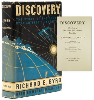 Item #322326 Discovery. The Story of the Second Byrd Expedition. Richard Evelyn Byrd