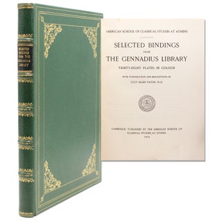 Item #322335 Selected Bindings from the Genadius Library, Thirty Eight plates in color. Lucy...