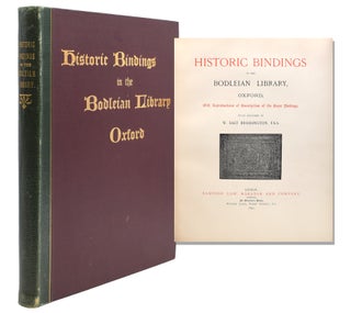 Item #322358 Historic Bindings of the Bodleian Library, Oxford with Reproductions of Twenty-four...
