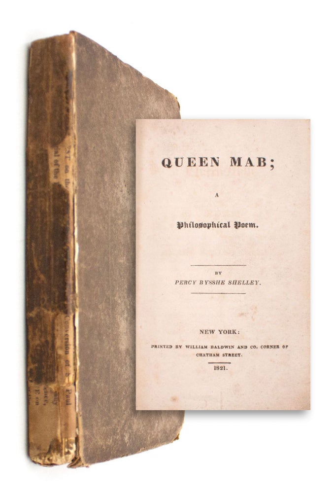 Item #322392 Queen Mab; a Philosophical Poem. Shelley, sshe.