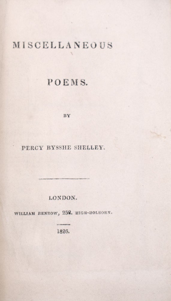 Miscellaneous Poems