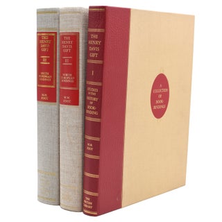 The Henry Davis Gift. A Collection of Bookbindings. Volume I: Studies in the History of Bookbinding [and:] … Volume II: A Catalogue of North-European Bindings [and:] … Volume III: A Catalogue of South European Bindings