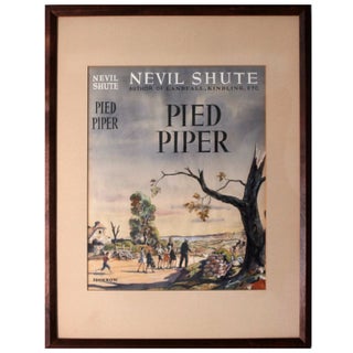 Item #322608 Original Dust Jacket Illustration for Pied Piper by Nevil Shute, Morrow. Nevil Shute