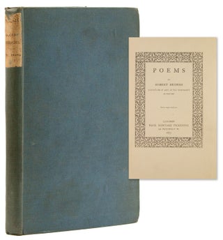 Item #322656 Poems. Robert Bridges