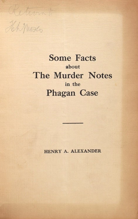 Sammelband of material relating to Leo M. Frank, assembled by Herbert J. Hannoch