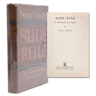 Item #322857 Slide Rule. The Autobiography of an Engineer. Nevil Shute