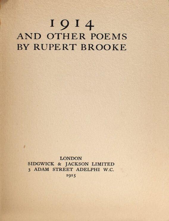 1914 and Other Poems
