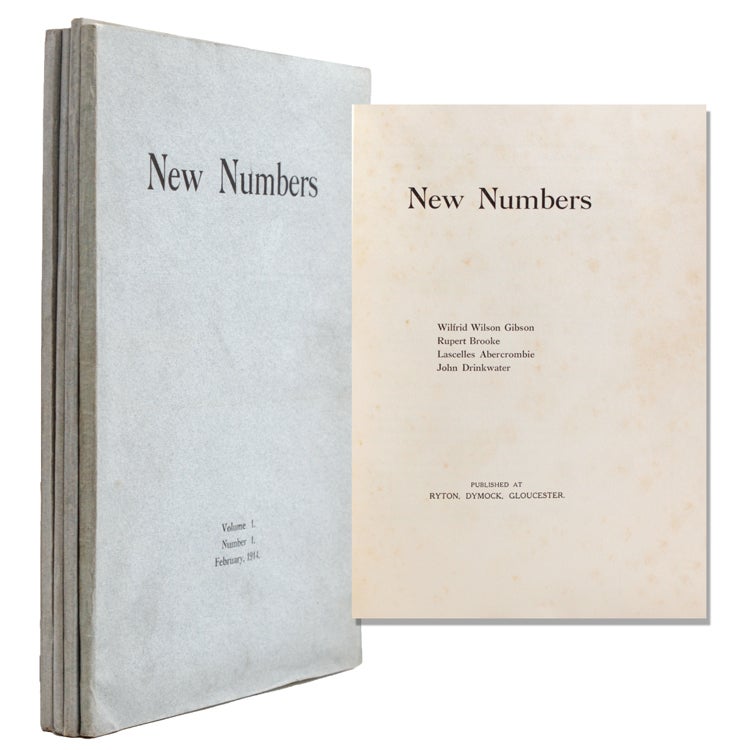 New Numbers. Lascelles Abercombie. Rupert Brooke. John Drinkwater. Wilfrid Wilson Gibson