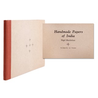 Item #323036 Handmade Papers of India. Nigel Macfarlane