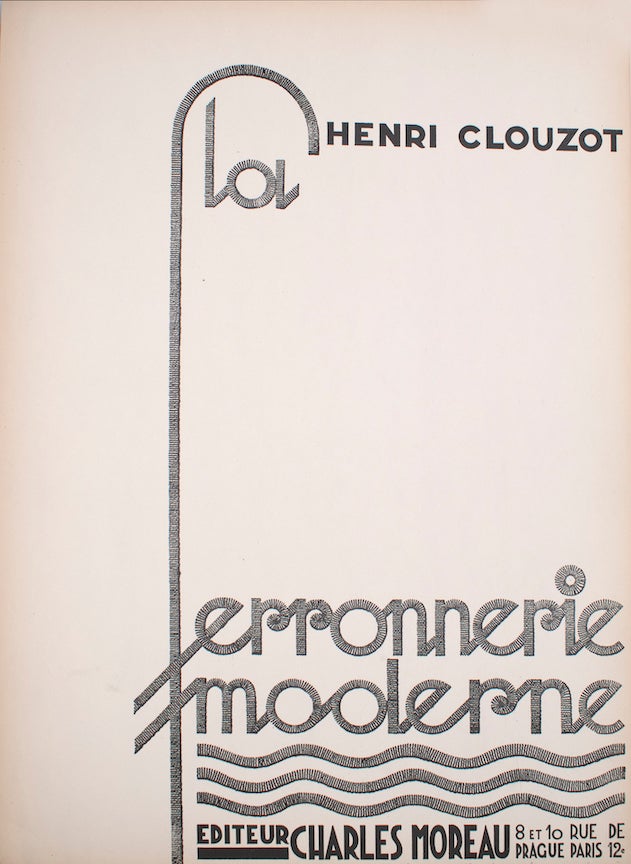 La Ferronnerie Moderne. 2me Série