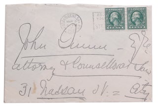 Autograph Letter, signed (“Mary Garden”), to John Quinn, lamenting the death of James Huneker