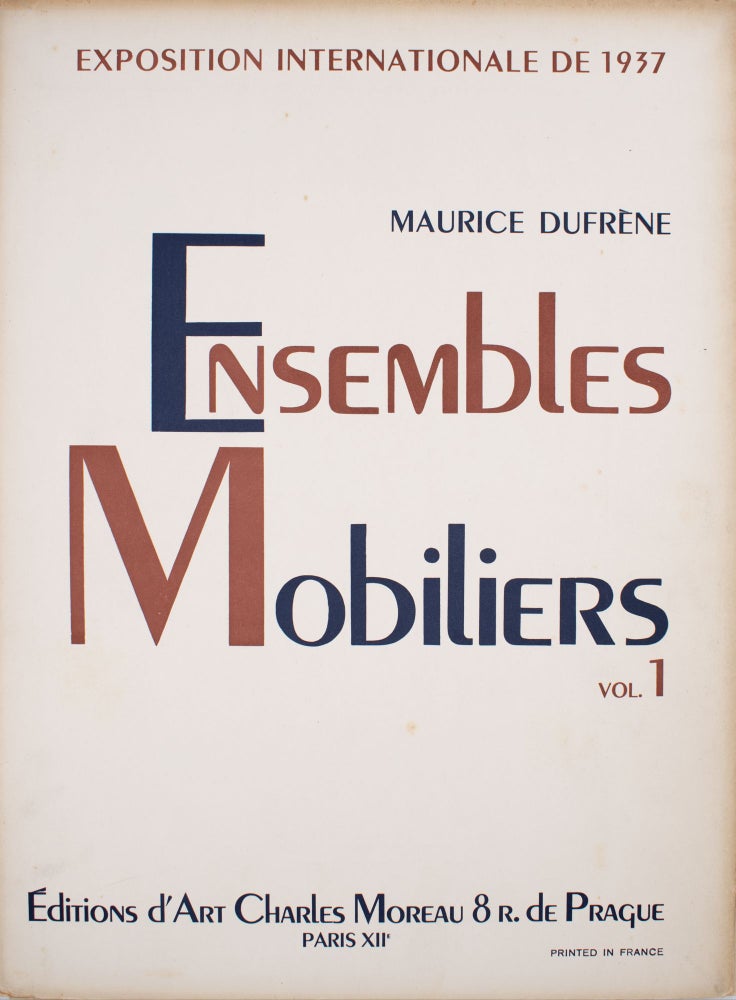 Ensembles Mobiliers. Vol. 1