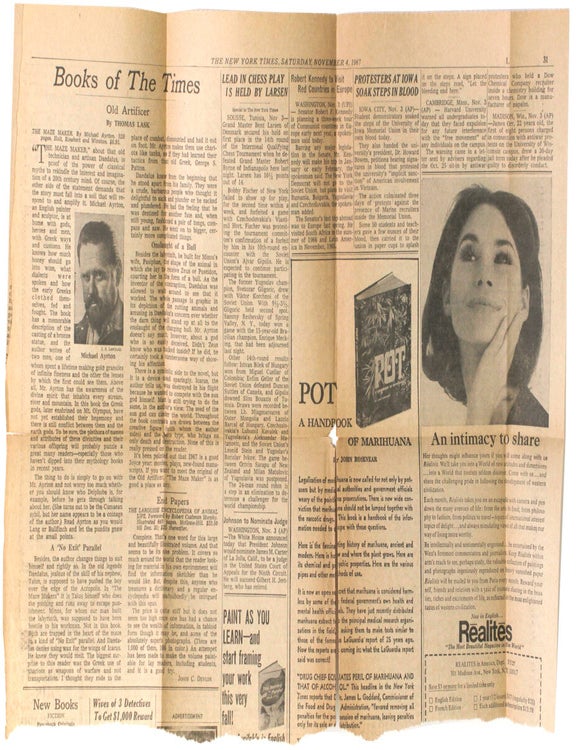 Annotated Letter to NY Times with note to William Targ, her publisher in her hand , 8 envelopes,... (2/5)