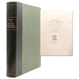 Item #323402 Reliure Ancienne et Moderne, Recueil de 116 Planches. Gustave Brunet