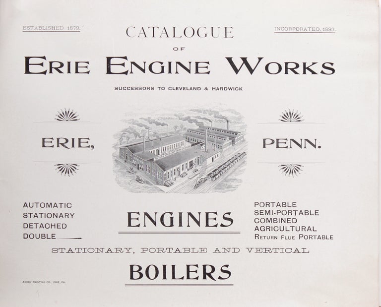 Erie Engine Works. Engines and Boliers