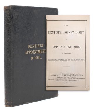 Item #323454 Manuscript appointment book kept by dentist Ehrick Parmly. Ehrick Parmly