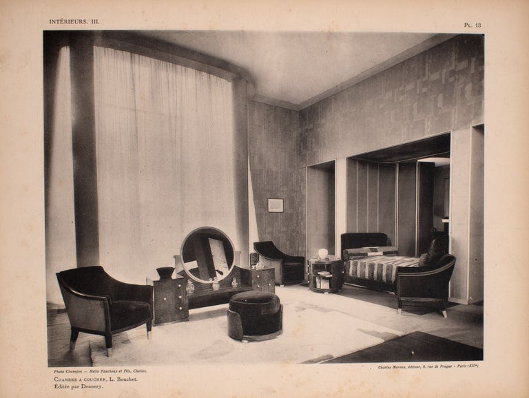 Intérieurs au salon des artistes décorateurs 1928