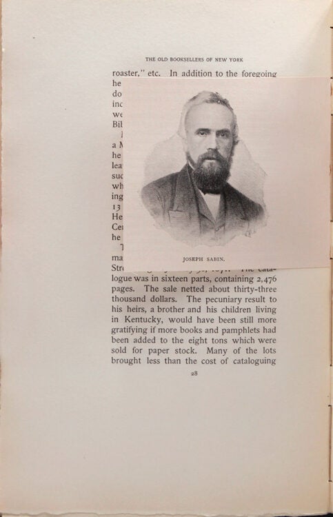 The Old Booksellers of New York and Other Papers (8/8)