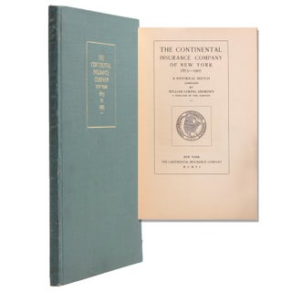 Item #323544 The Continental Insurance Company of New York 1853-1905. A Historical Sketch....