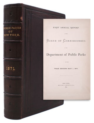 Item #323645 First Annual Report of the Board of Commissioners of the Department of Public Parks...