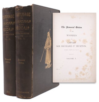 Item #323858 Personal Narrative of a Pilgrimage to Al-Madinah & Meccah. Edited by His Wife,...