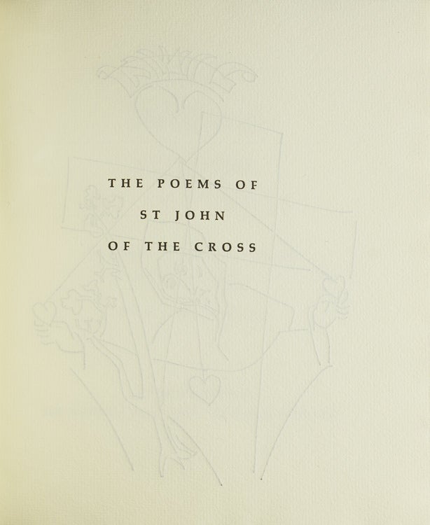 The Poems of St. John the Cross. Spanish Text with a Translation by Roy Campbell. Preface by M.C. D'Arcy, S.J