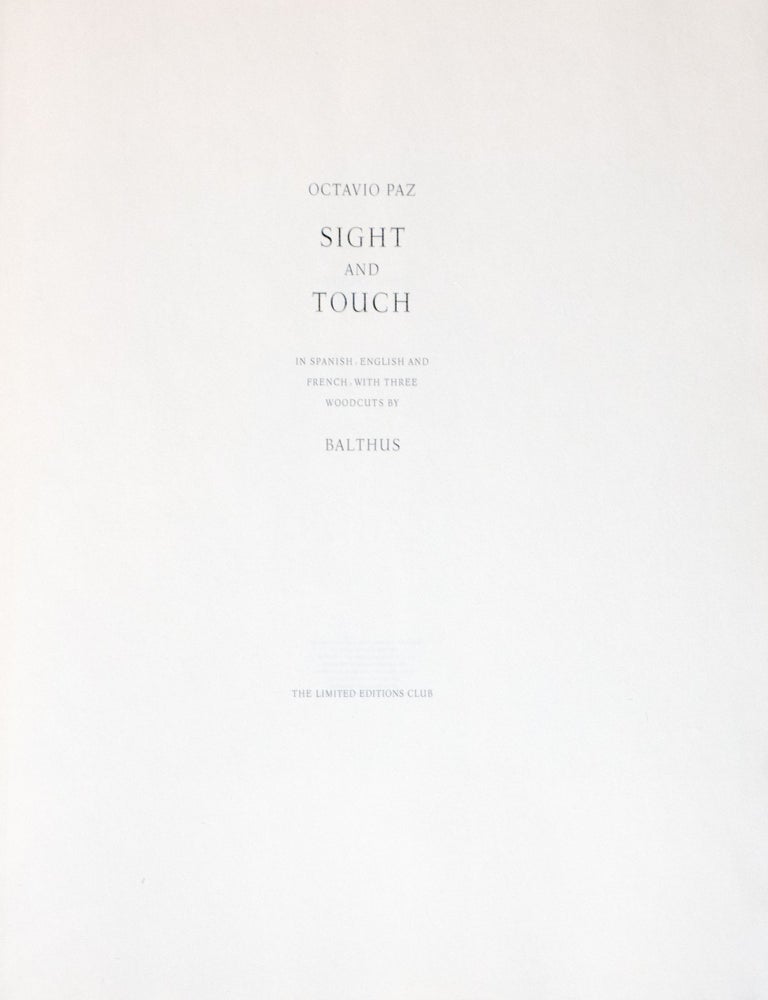 Sight and Touch