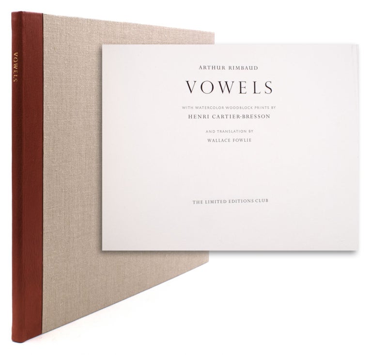 Item #323984 Vowels. Arthur Rimbaud.