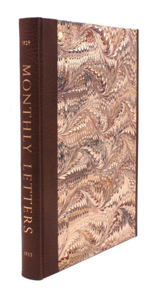 Monthly Letters. The First Fifty Monthly Letters The Limited Editions Club 1929-1933
