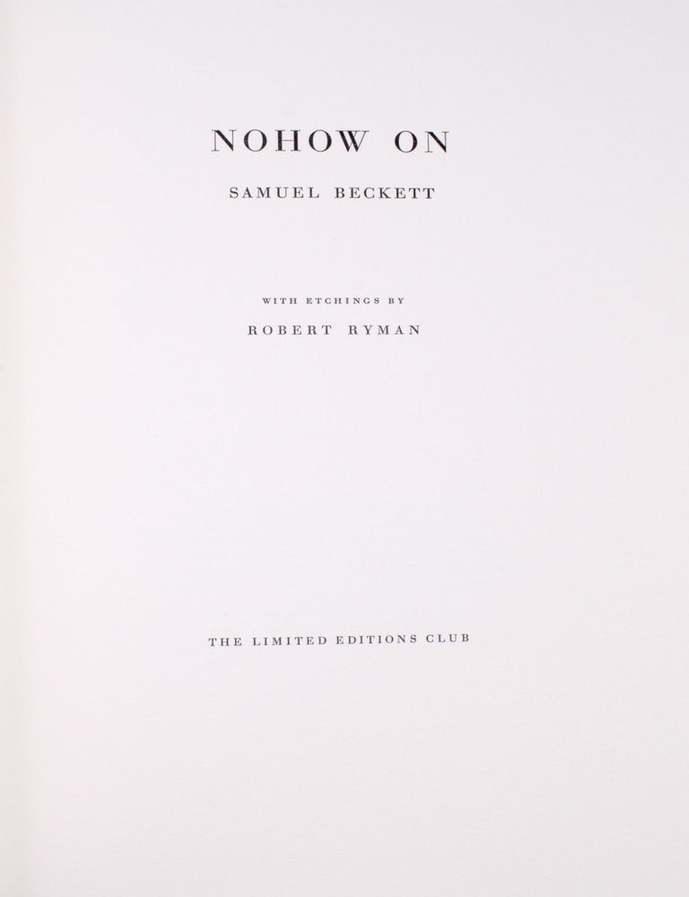 Nohow On