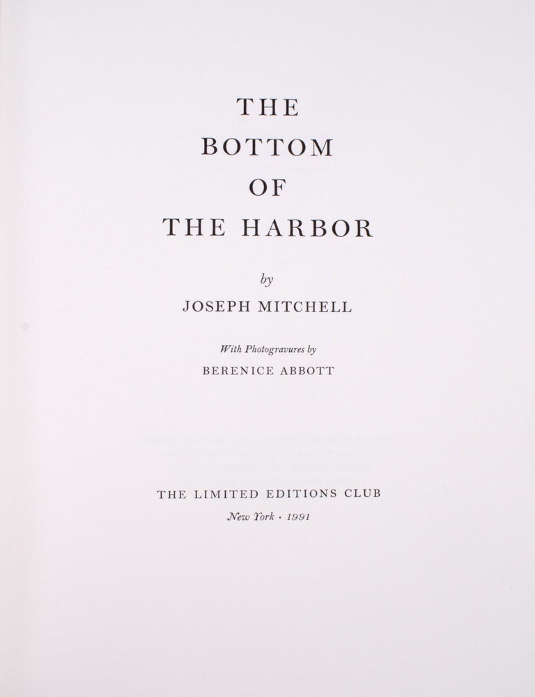 The Bottom of the Harbor